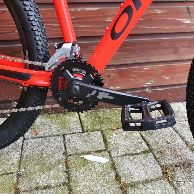 2021 Orbea MX50 27 inch Hardtail Mountain Bike in Red-Black SMALL-5